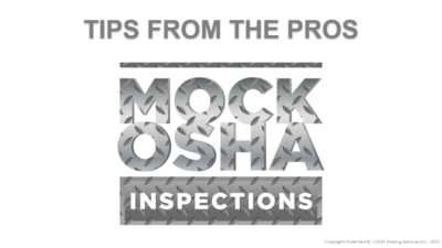 Mock OSHA Inspection Tips From the Pros
